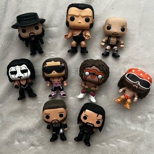 WWE Funko Pop! Lot - See Description for List WWF Hall of Fane Collectibles